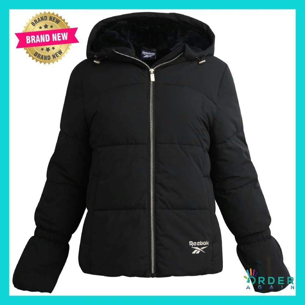 Quilted Puffer Parka Insulated Water Resistant Faux Fur Lined Chic Winter Coat